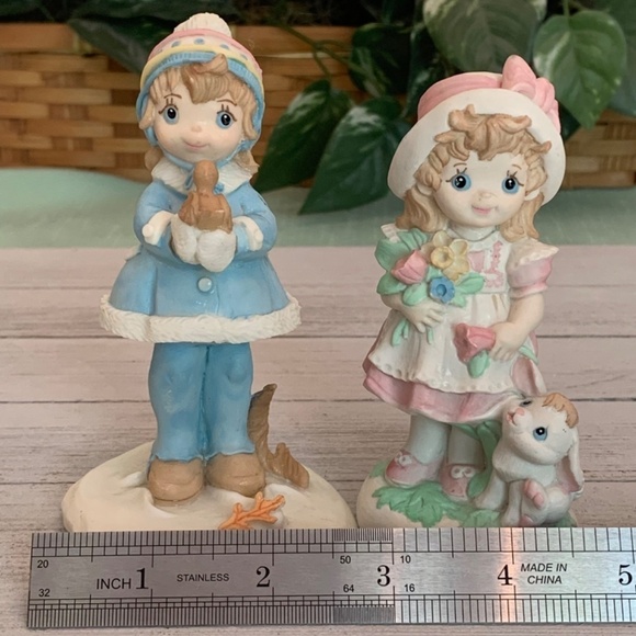 JoAnne Wanat Sweet Dreams Figurines Meredith Leigh & Victoria Martha Vintage 80s - Picture 11 of 14